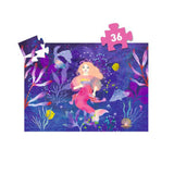 Puzzle silueta ella la sirena djeco 2