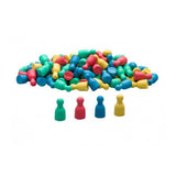 Set de 100 peones 24 mm en 4 colores wissner 1