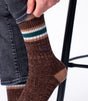 Calcetines billy belt thick cotton brown 1