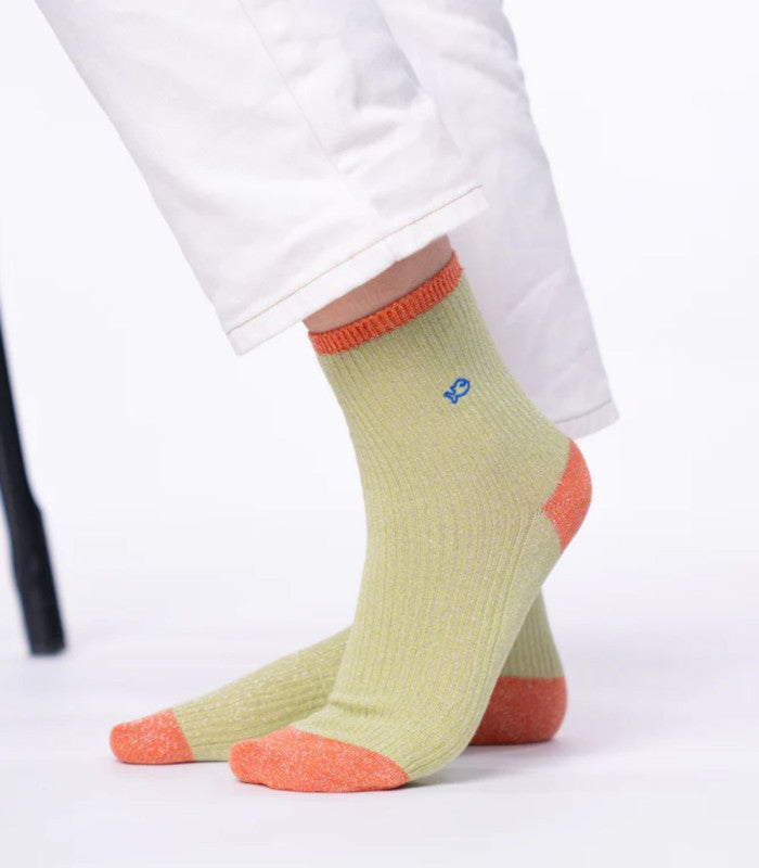 Calcetines mujer billy belt vintage mint green 1