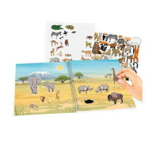 Create your wild life con pegatinas de terciopelo depesche 2