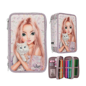 Estuche triple blooming kitty top model 1