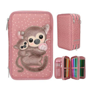 Estuche triple juicy top model 1