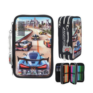 Estuche triple gaming action world 1