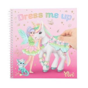 Cuaderno con calcomanias dress me up ylvi 1