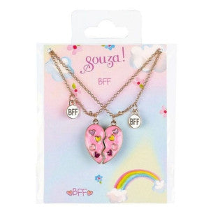 Pack regalo bff 2 collares corazon souza 1
