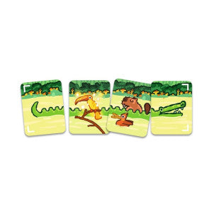 Safari croco juego de cartas djeco 2