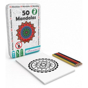 Juego en lata 50 mandalas the purple cow 2