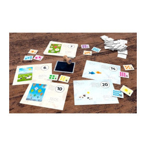 Juego de calculo plumilla postal haba 2