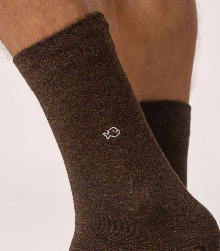 Calcetines billy belt liso chesnut 2