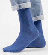 Calcetines billy belt liso bamboo blue 2