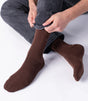 Calcetines billy belt liso bamboo brown 1