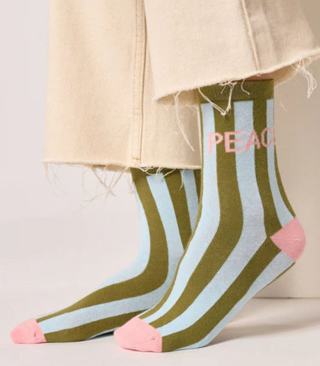 Calcetines mujer billy belt rayas peace 1