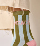 Calcetines mujer billy belt rayas peace 2
