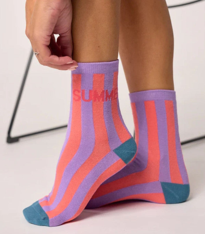 Calcetines mujer billy belt rayas summer 1