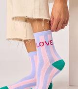 Calcetines mujer billy belt rayas love 2