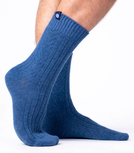 Calcetines billy belt lana blue 1