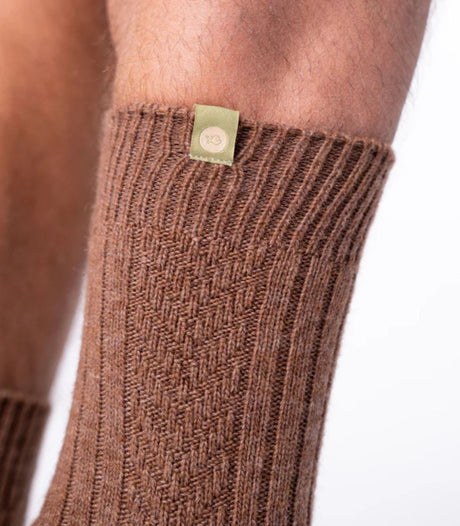 Calcetines billy belt lana brown 2