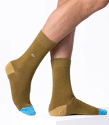 Calcetines billy belt liso olive 1