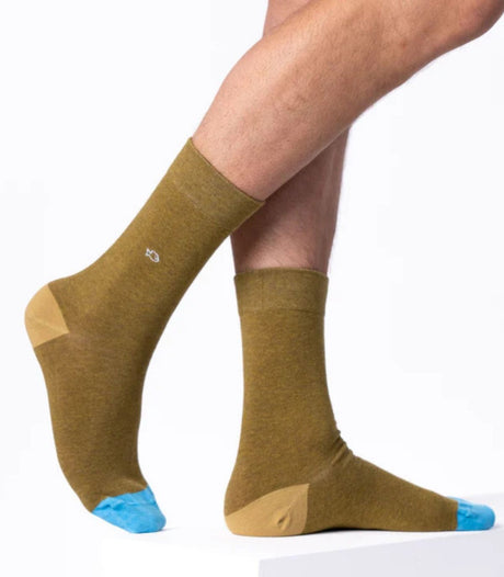 Calcetines billy belt liso olive 1