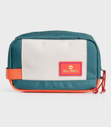 Neceser billy belt green ivory 1