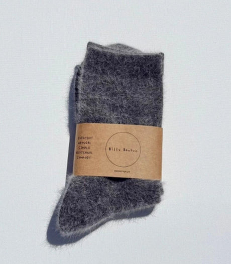 Calcetines billy bamboo 37-41 angora dark grey melange 1