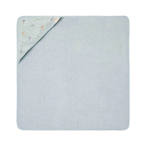 Capa de baño bordada azul forest friends little dutch 2