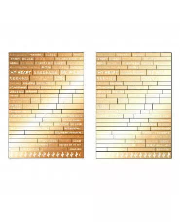 Stickers Prima Marketing Golden Desert 1