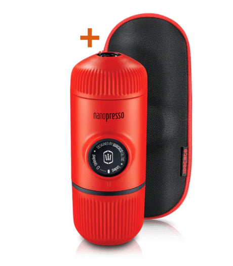 Cafetera wacaco nanopresso rojo + estuche 1