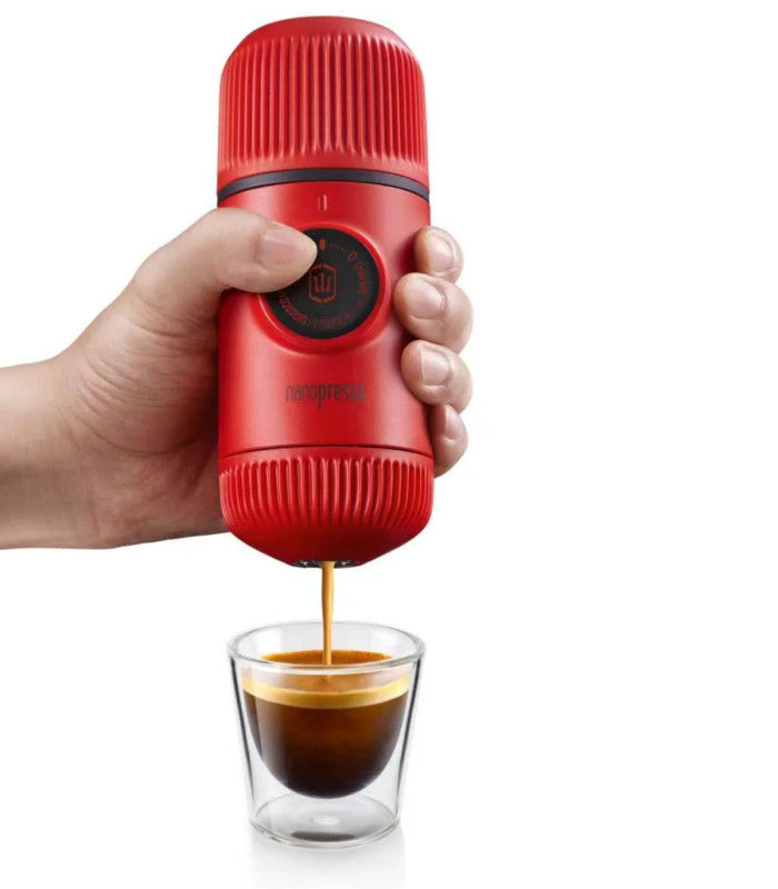 Cafetera wacaco nanopresso rojo + estuche 2