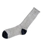 Calcetines nishiguchi 40-43 algodon deluxe gris claro 1