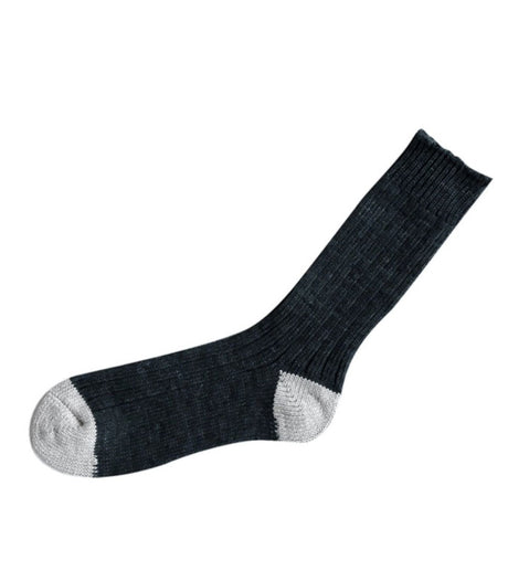 Calcetines nishiguchi 40-43 algodon deluxe carbon 1