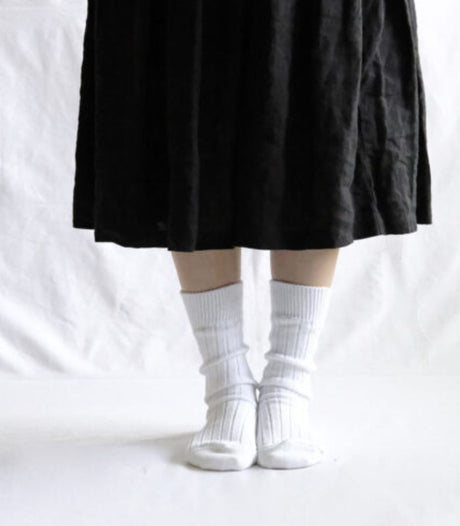Calcetines nishiguchi 36-40 algodon ejipcio blanco 2