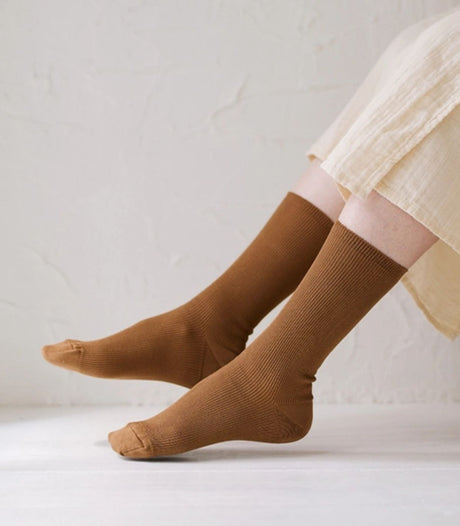 Calcetines memeri 36-40 algodon giza caramel 2