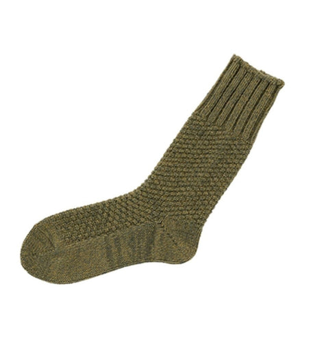 Calcetines nishiguchi 40-43 lana y algodon verde 1