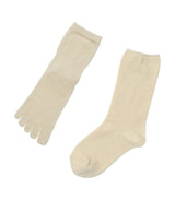 Calcetines memeri 36-40 lana y seda beige 1