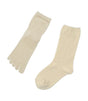 Calcetines memeri 36-40 lana y seda beige 1