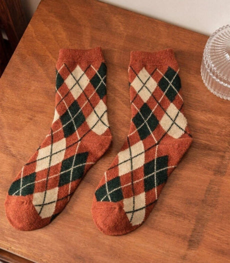 Calcetines gohobi escoces teja 1
