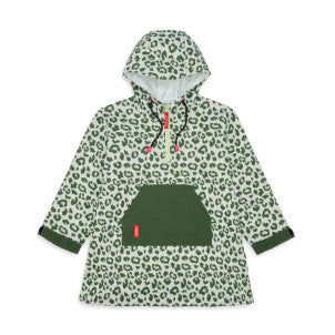 Poncho lluvia green leopard hello hossy 2-3 años 1