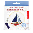 Kit de bordado punto de cruz velero kikkerland 1