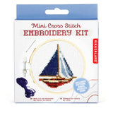 Kit de bordado punto de cruz velero kikkerland 1
