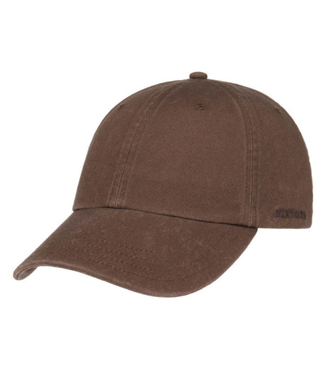 Gorra baseball cap cotton brown stetson 1