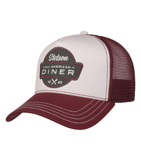 Gorra trucker all american diner red rose stetson 1
