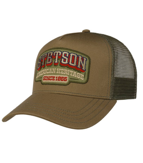 Gorra trucker vintage western brown stetson 1