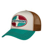Gorra trucker ovum green ecru stetson 1