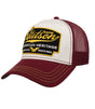 Gorra trucker american heritage red white stetson 1