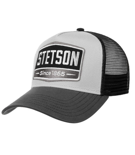 Gorra trucker gasoline grey stetson 1