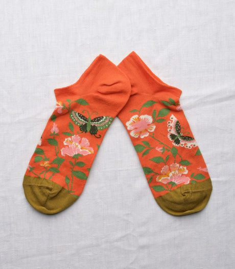 Calcetines tobilleros papillon orange bonne maison 1