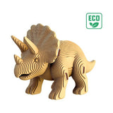 Puzzle 3d triceratops cartonic 1