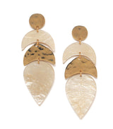 Pendiente dolly beige franck herval 2